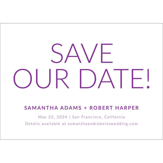 Save Our Date Cards
